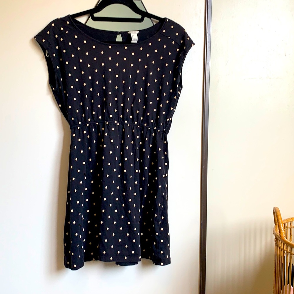 Black & White Polka Dot Summer Dress